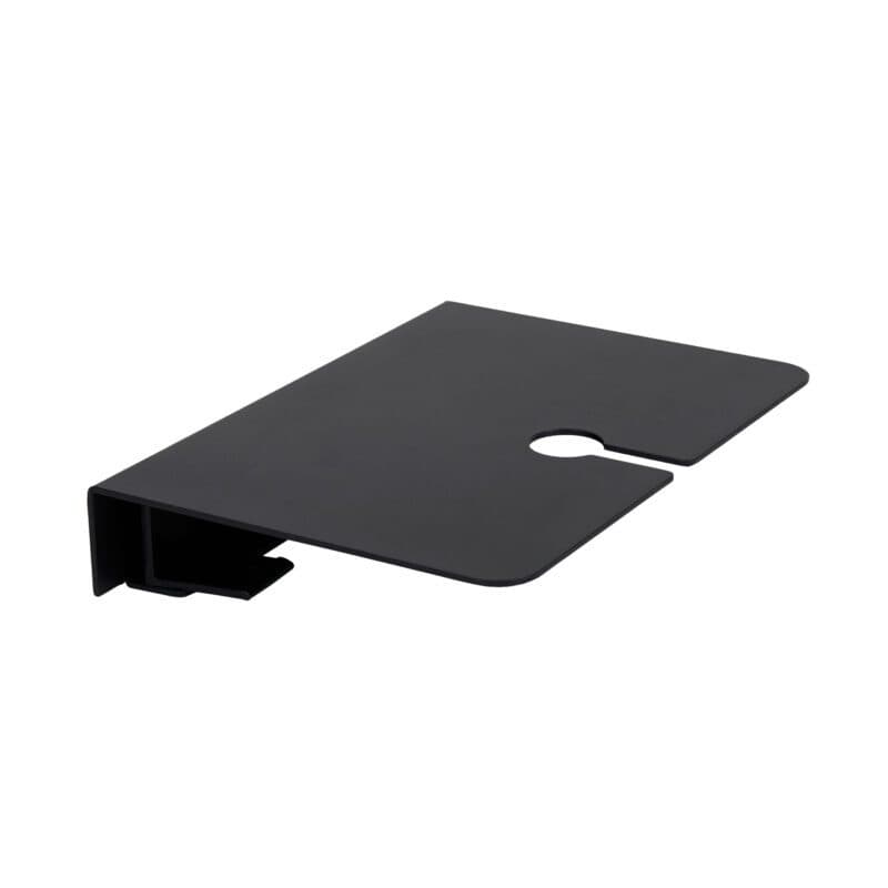 Brafab "Belfort" Tablett für Armlehne, Aluminium schwarz