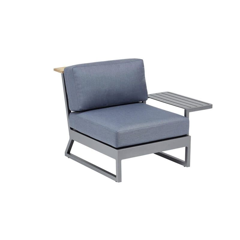 Kettler "Ocean Skid Platform" Loungemittelteil, Alu anthrazit matt, Bezug Agora® brisa