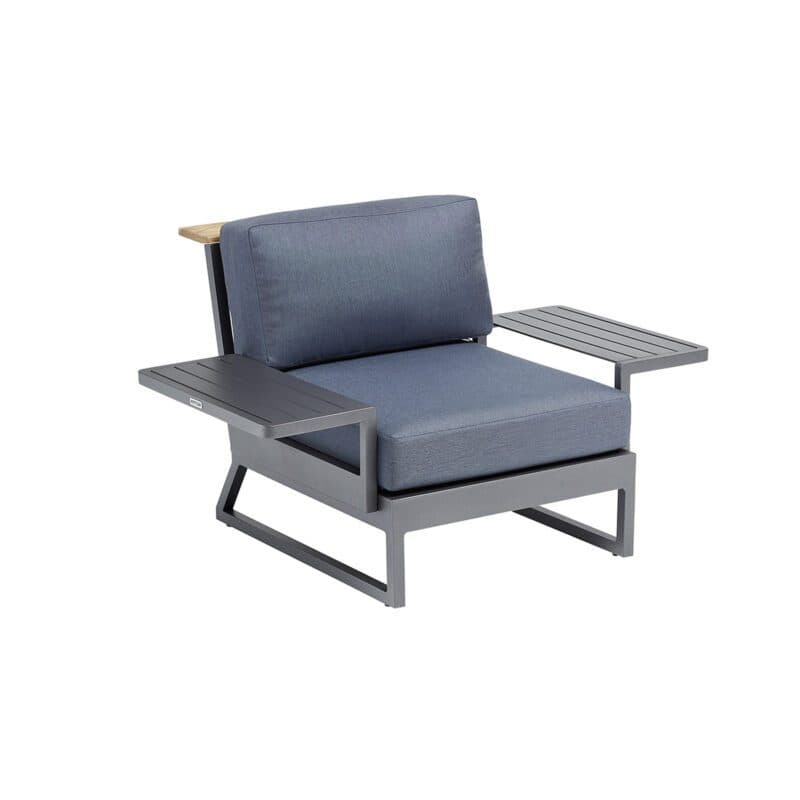 Kettler "Ocean Skid Platform" Loungemittelteil, Alu anthrazit matt, Bezug Agora® brisa