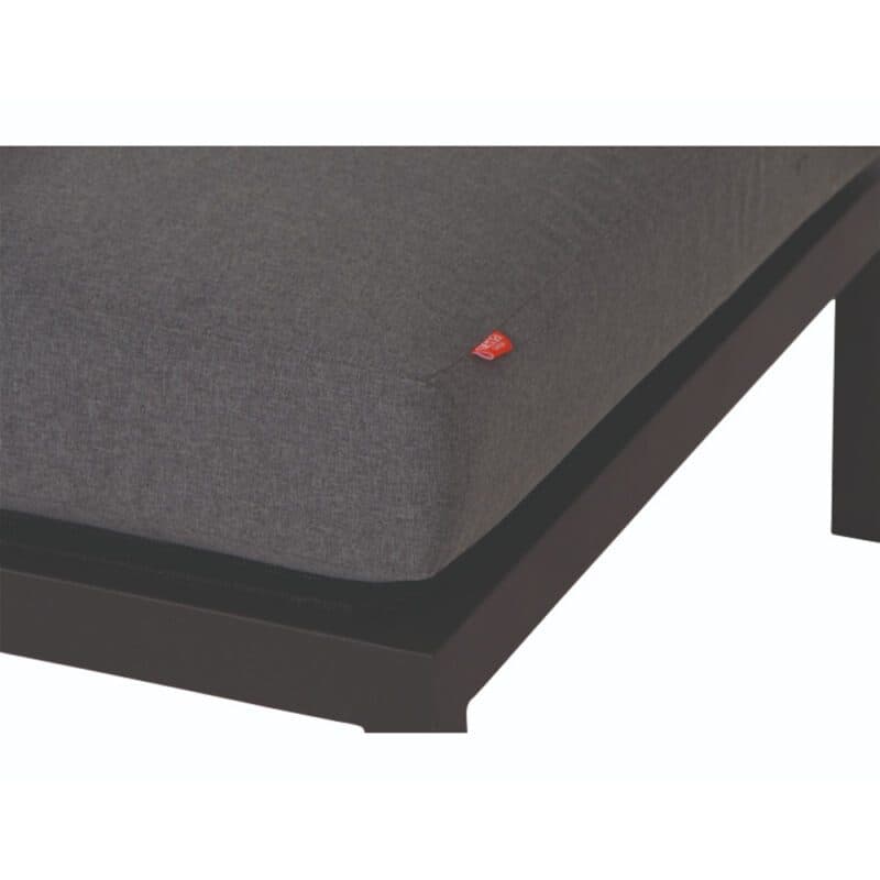 Siena Garden "Alvida" Lounge Mittelteil, Gestell Aluminium matt anthrazit, Polster grau