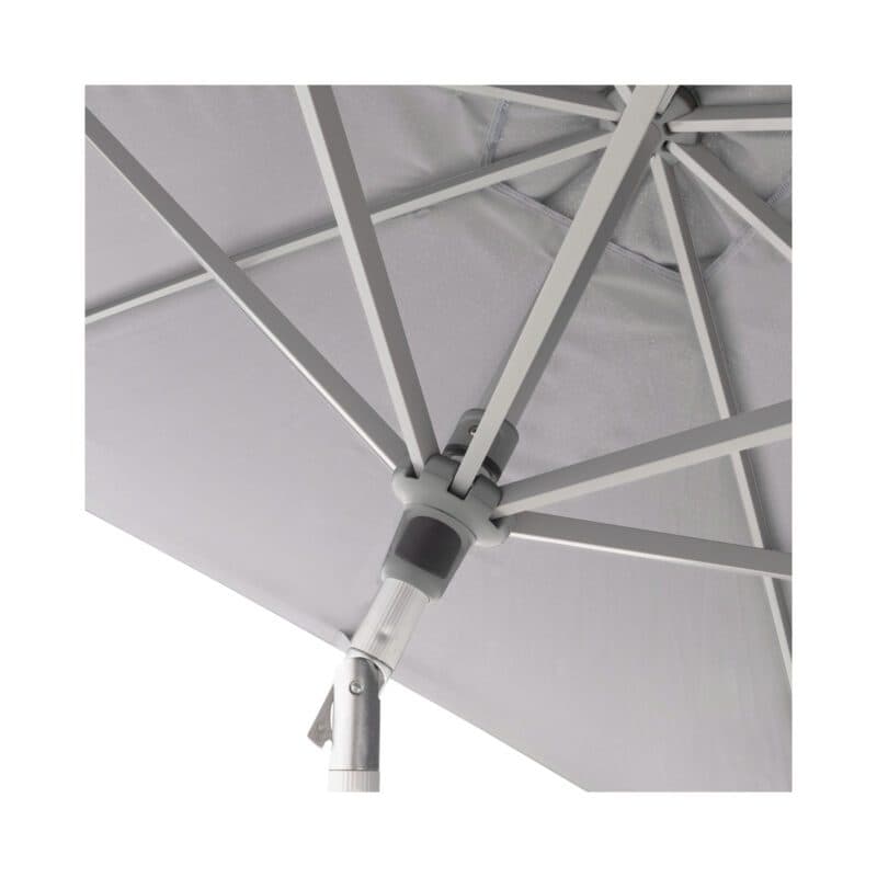 Doppler "Act Auto Tilt" Kurbelschirm, 240x240 cm, Farbe 827 Hellgrau