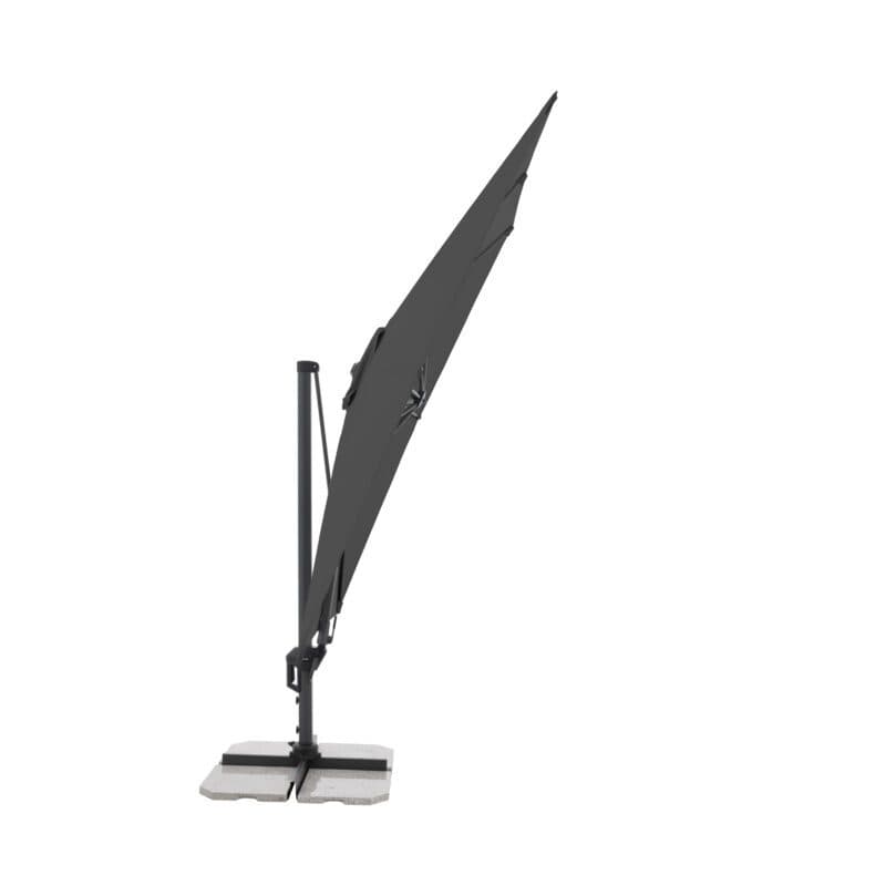 Doppler "Active Green Edition" Ampelschirm, rechteckig, 310x210 cm, Farbe 840 Anthrazit