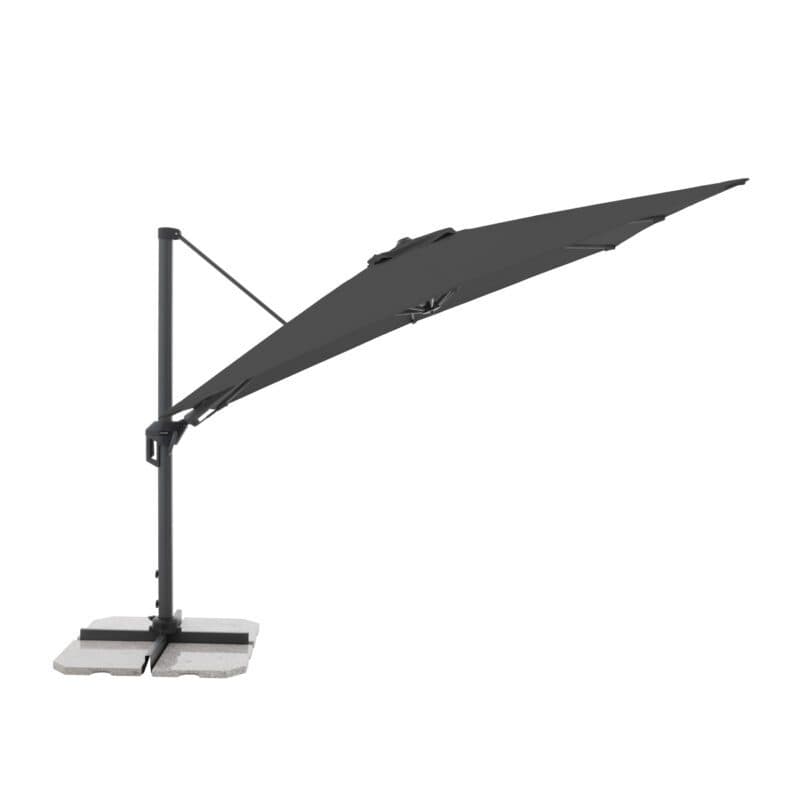 Doppler "Active Green Edition" Ampelschirm, rechteckig, 310x210 cm, Farbe 840 Anthrazit