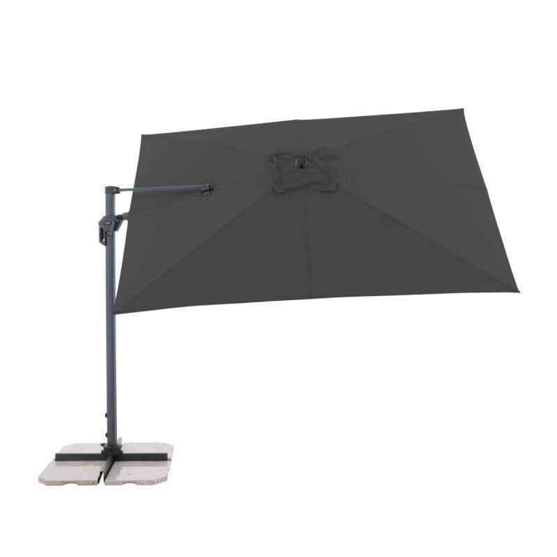 Doppler "Active Green Edition" Ampelschirm, rechteckig, 310x210 cm, Farbe 840 Anthrazit