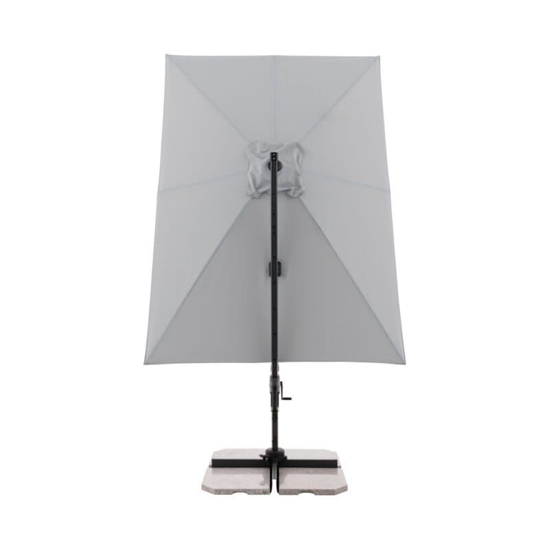 Doppler "Active Green Edition" Ampelschirm, rechteckig, 310x210 cm, Farbe 827 Hellgrau