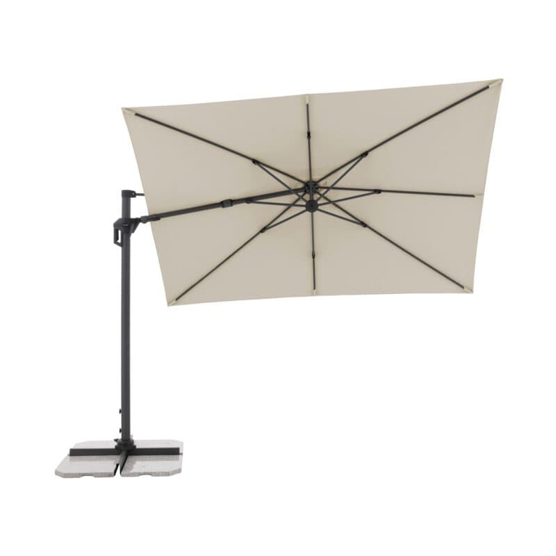 Doppler "Active Green Edition" Ampelschirm, rechteckig, 310x210 cm, Farbe 820 Natur