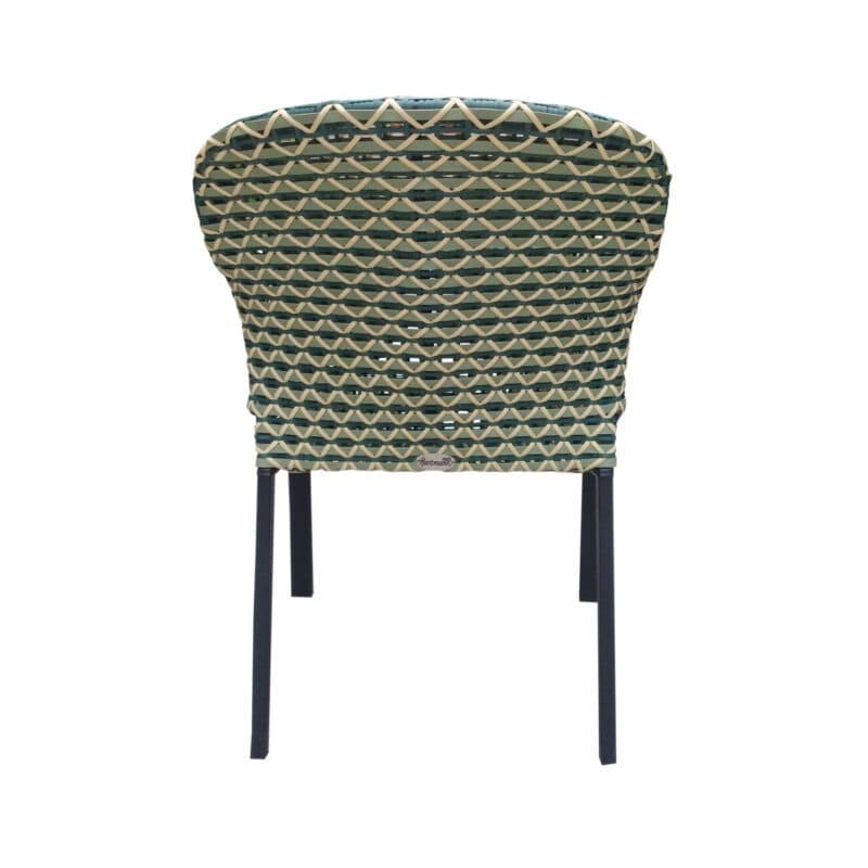 Hartman "Kelly" Diningsessel, Gestell Aluminium carbon black, Sitzfläche Polyrattan Emerald green