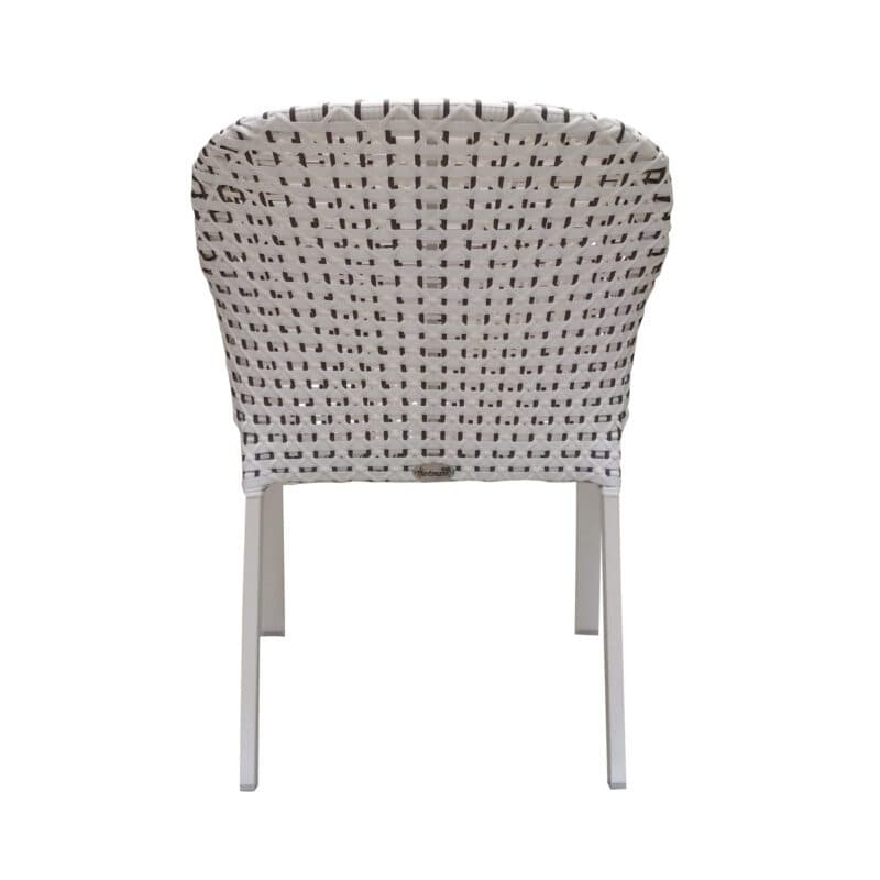 Hartman "Kelly" Diningsessel, Gestell Aluminium royal white, Sitzfläche Polyrattan Moccacino
