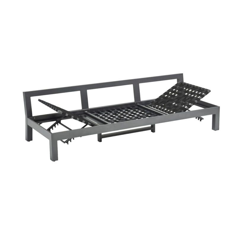 Kettler Comfort Loungesofa 3-sitzig, Alu anthrazit matt, Outdoorbezug graphit