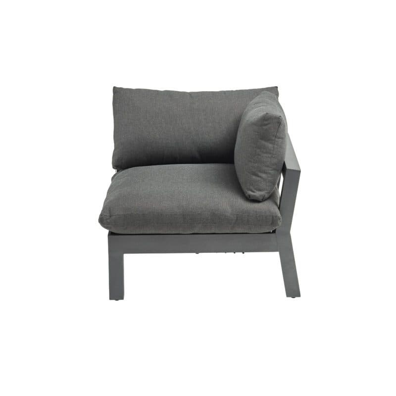Kettler Comfort Eckteil, Alu anthrazit matt, Outdoorbezug graphit
