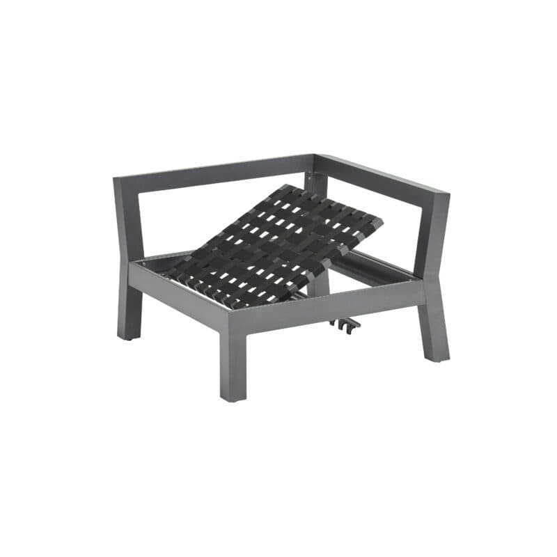 Kettler Comfort Eckteil, Alu anthrazit matt, Outdoorbezug graphit