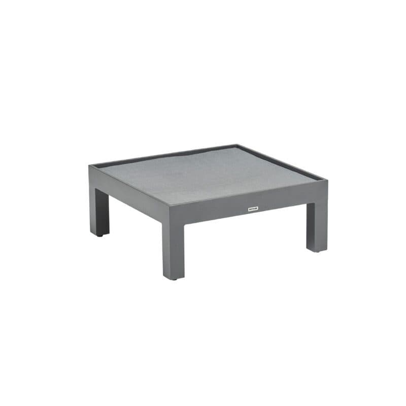 Kettler Comfort Loungehocker, Alu anthrazit matt, Outdoorbezug graphit