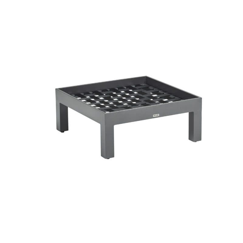 Kettler Comfort Loungehocker, Alu anthrazit matt, Outdoorbezug graphit