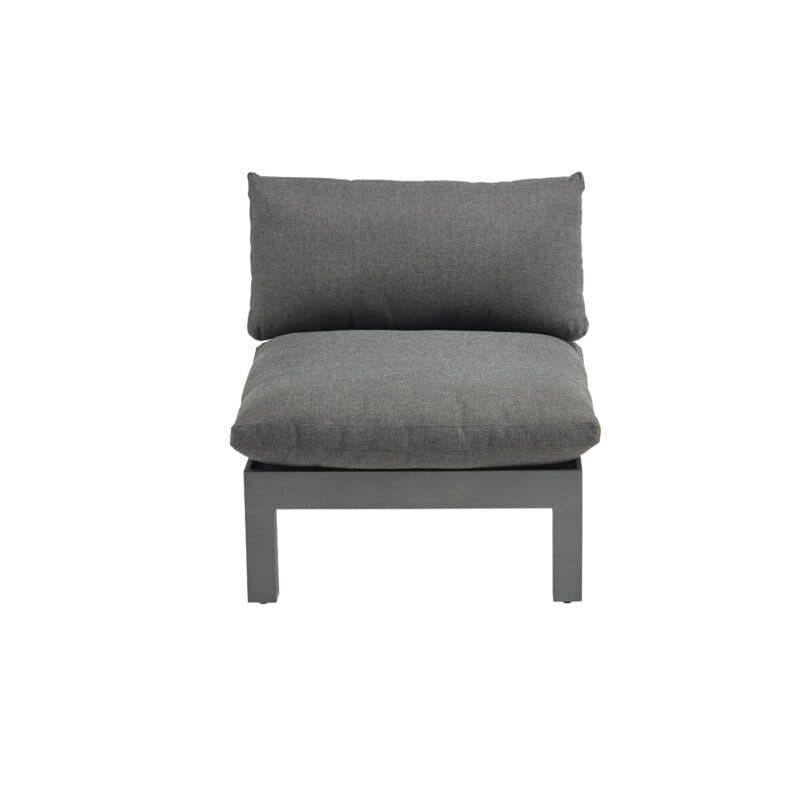 Kettler Comfort Mittelteil, Alu anthrazit matt, Outdoorbezug graphit