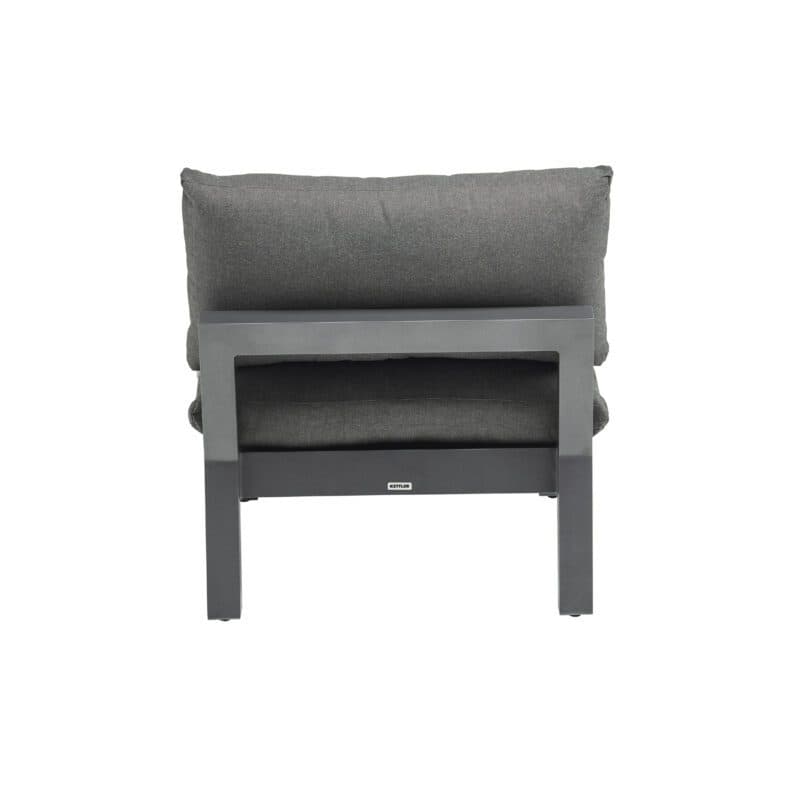 Kettler Comfort Mittelteil, Alu anthrazit matt, Outdoorbezug graphit