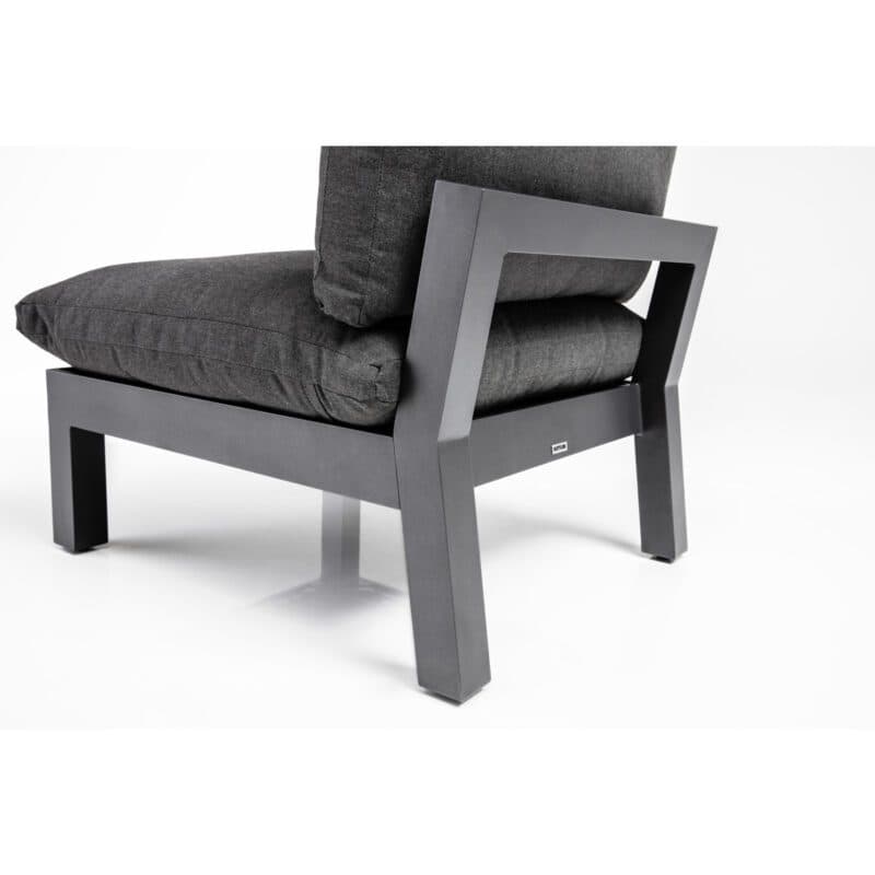 Kettler Comfort Mittelteil, Alu anthrazit matt, Outdoorbezug graphit