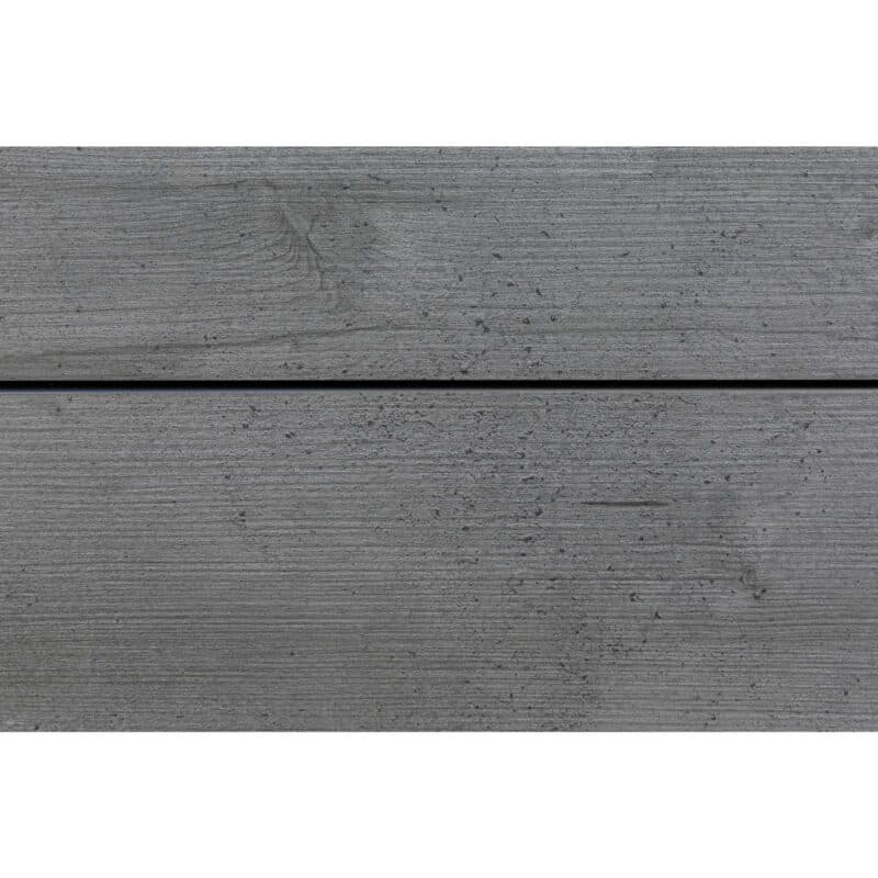 Kettler Tischplatte HPL, Dekor Grau mit Fräsung