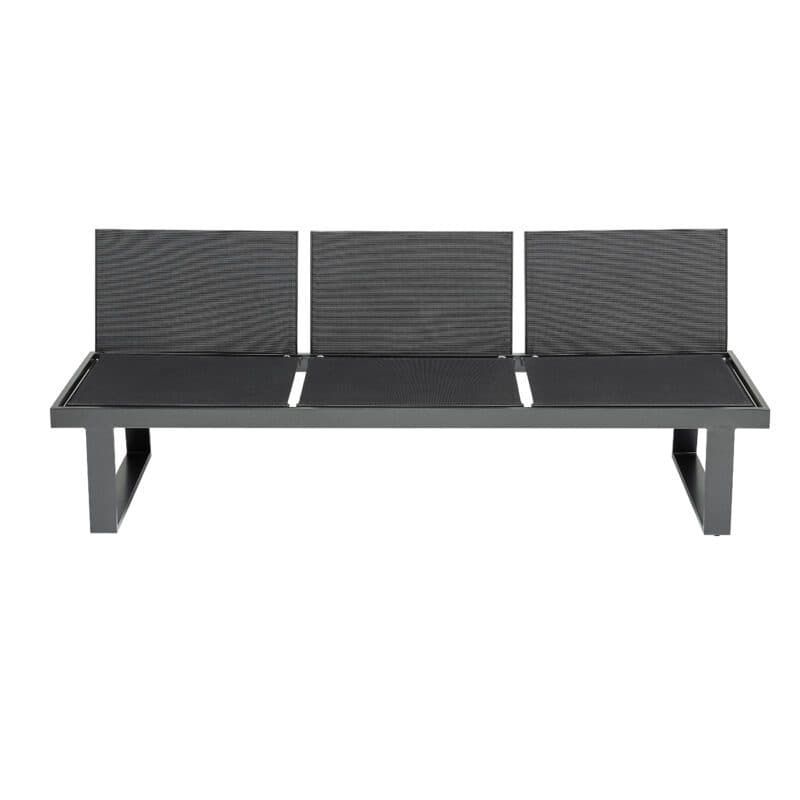 Kettler Rasmus Lounge/Liege, 3-sitzig, Alu anthrazit, Twitchell® charcoal