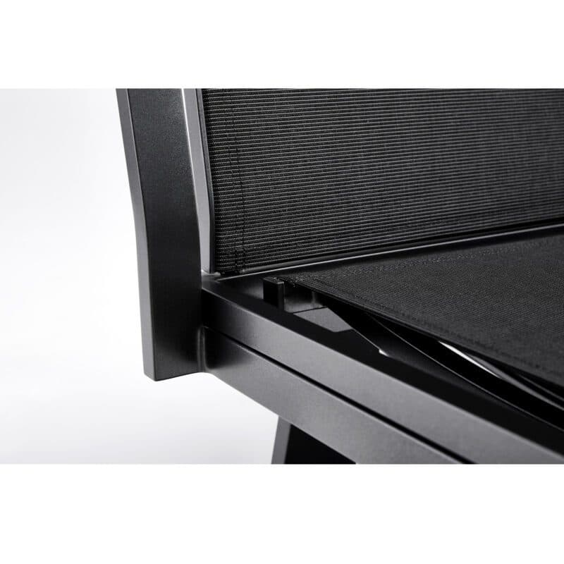 Kettler Rasmus Lounge/Liege, 3-sitzig, Alu anthrazit, Twitchell® charcoal
