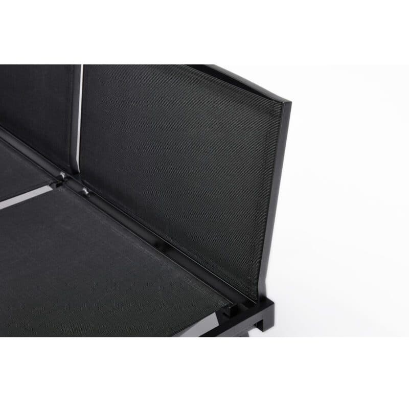 Kettler Rasmus Lounge/Liege, 3-sitzig, Alu anthrazit, Twitchell® charcoal