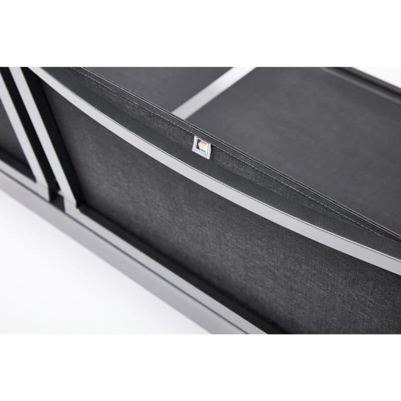 Kettler Rasmus Lounge/Liege, 3-sitzig, Alu anthrazit, Twitchell® charcoal