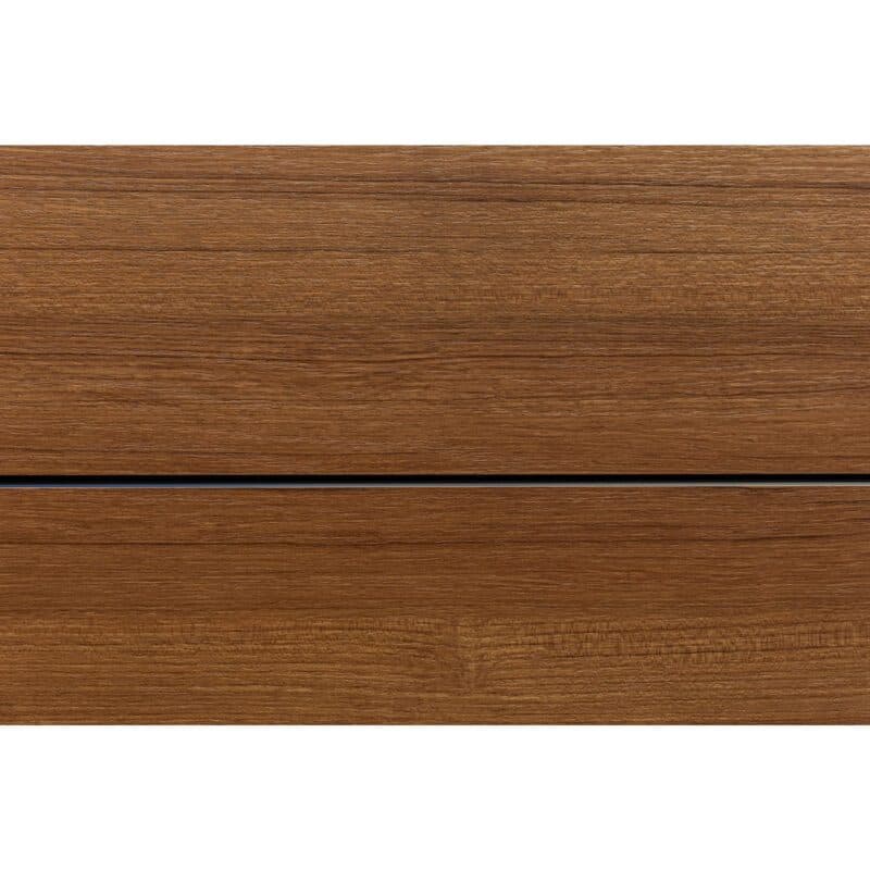 Kettler Tischplatte HPL Teak-Dekor mit Fräsung