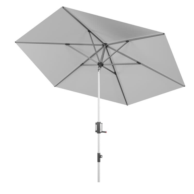 Knirps Sonnenschirm "Apoll", rund, 290 cm, Farbe 800 - light grey