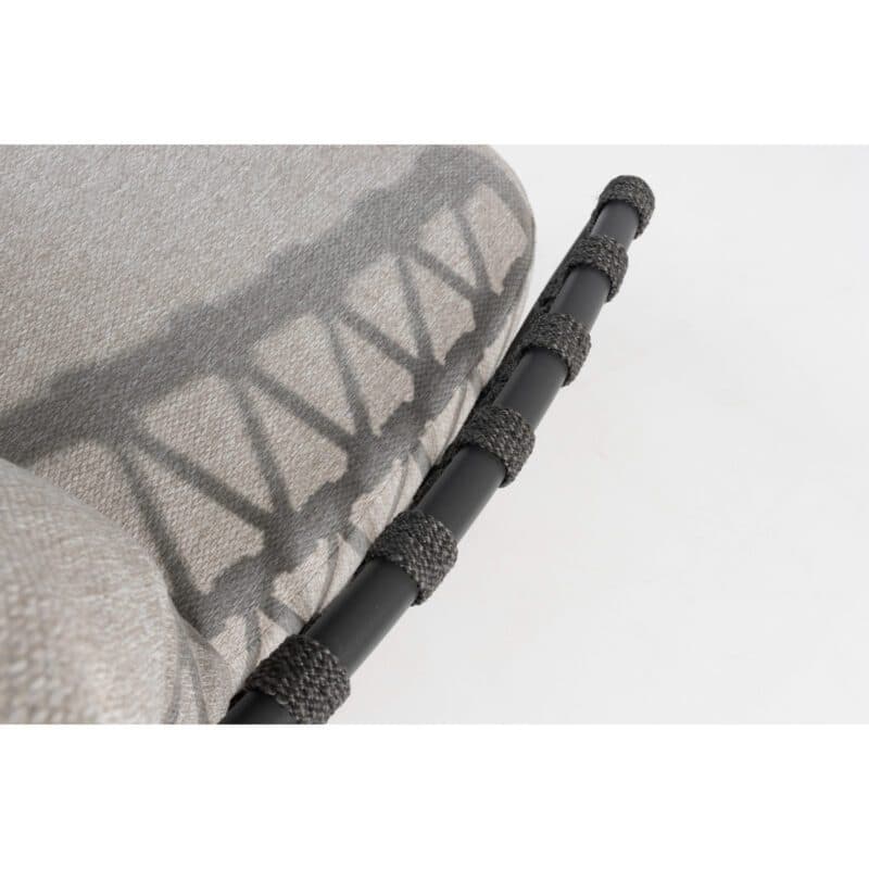 4seasons Outdoor "Calpi" Loungesessel, Alu anthrazit, Rope anhrazit