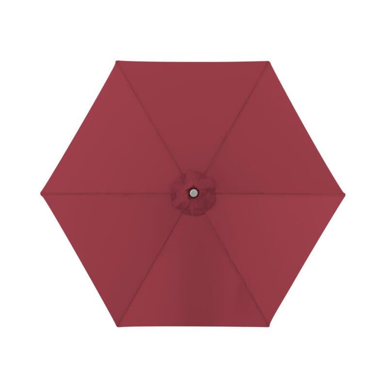 Doppler "Act Auto Tilt" Kurbelschirm, rund, 305 cm, Farbe 809 Rot