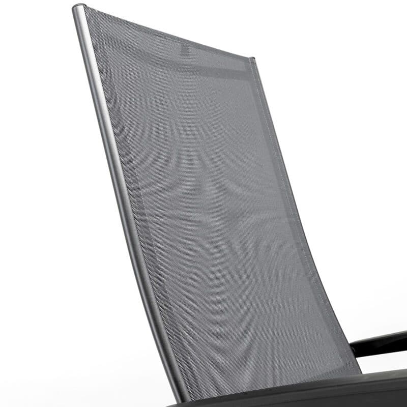 Kettler "Cirrus" Silver-Line Relaxsessel XL, Alu anthrazit, Textilbespannung anthrazit-grau