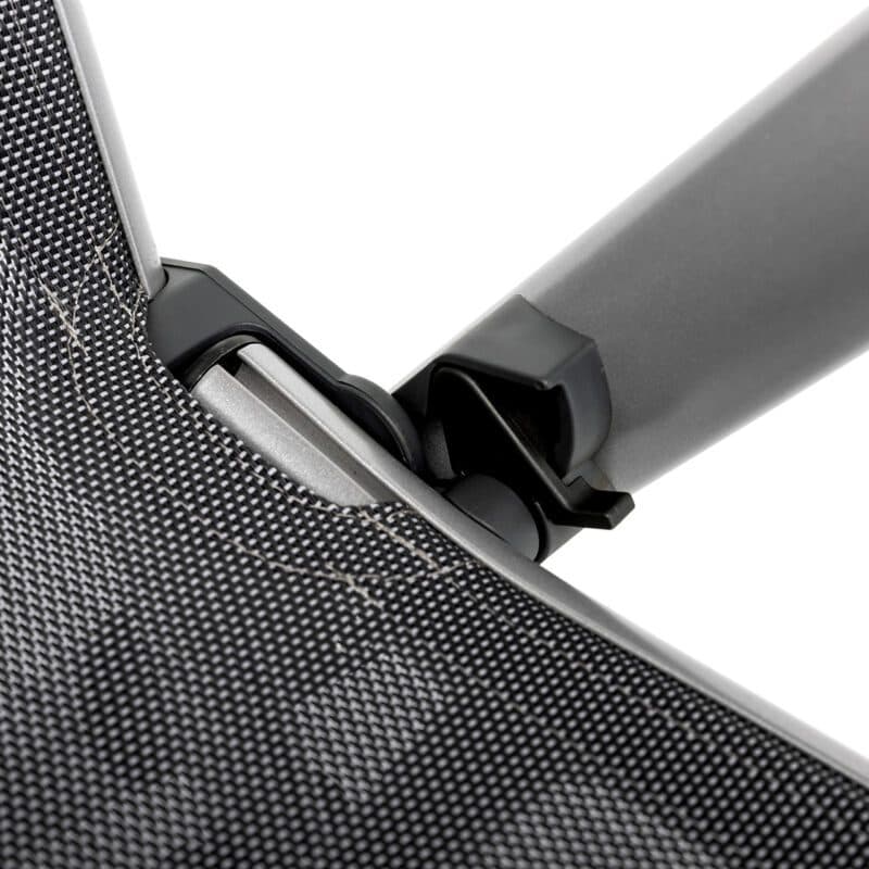 Kettler "Cirrus" Silver-Line Relaxsessel XL, Alu anthrazit, Textilbespannung anthrazit-grau