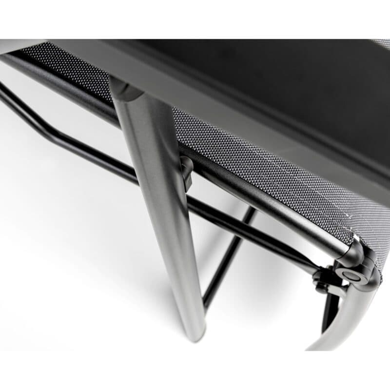 Kettler "Cirrus" Silver-Line Relaxsessel XL, Alu anthrazit, Textilbespannung anthrazit-grau