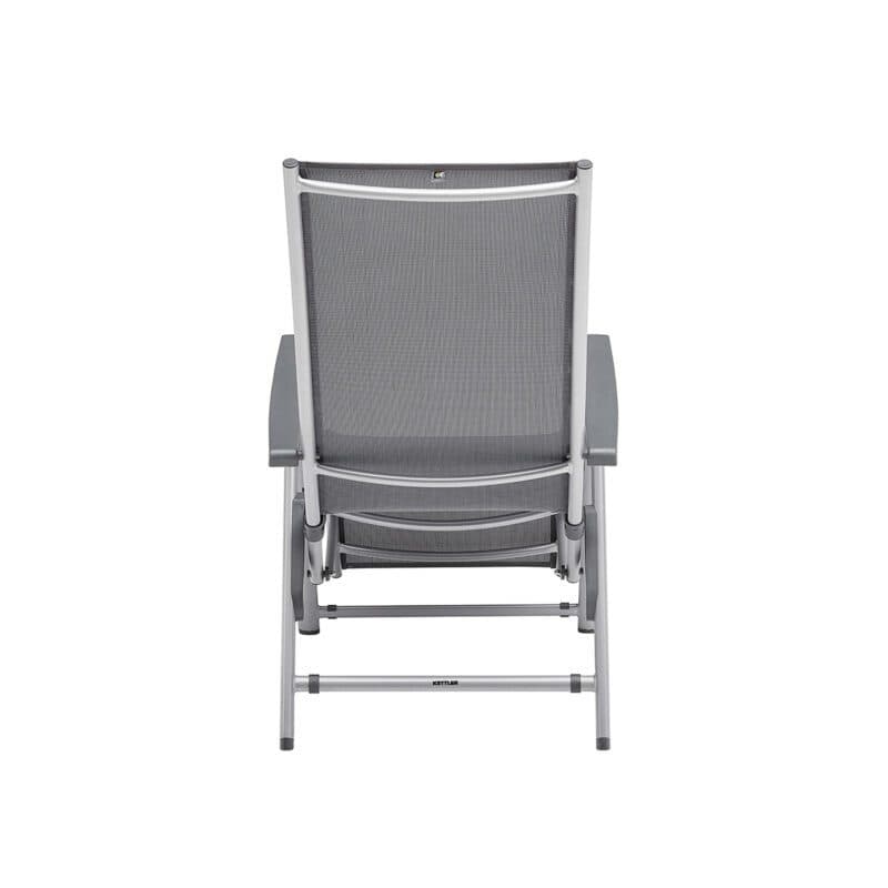 Kettler "Cirrus" Silver-Line Relaxsessel XL, Alu silber, Textilbespannung anthrazit-grau