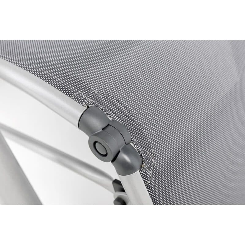 Kettler "Cirrus" Silver-Line Relaxsessel XL, Alu silber, Textilbespannung anthrazit-grau