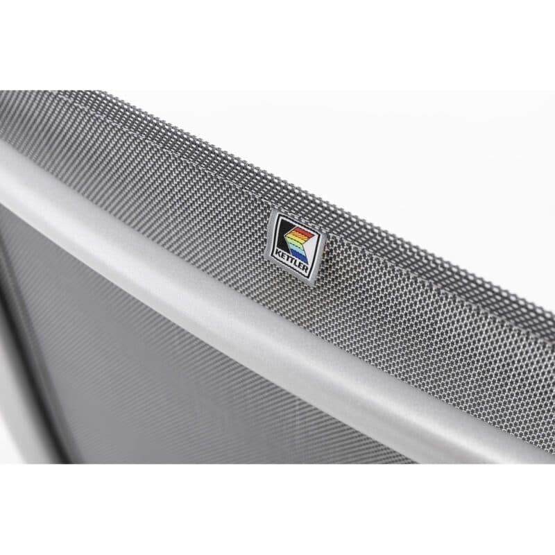 Kettler "Cirrus" Silver-Line Relaxsessel XL, Alu silber, Textilbespannung anthrazit-grau