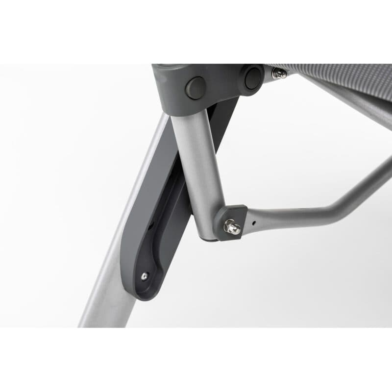 Kettler "Cirrus" Silver-Line Relaxsessel XL, Alu silber, Textilbespannung anthrazit-grau