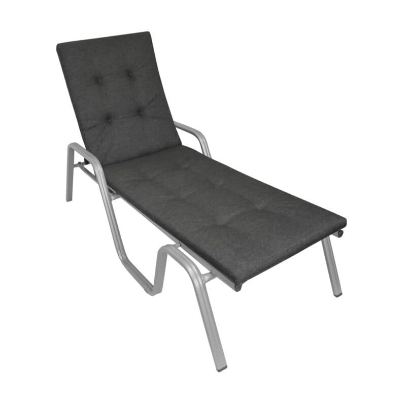 KETTtex Auflage für Gartenliege, 200x60x5 cm, anthrazit