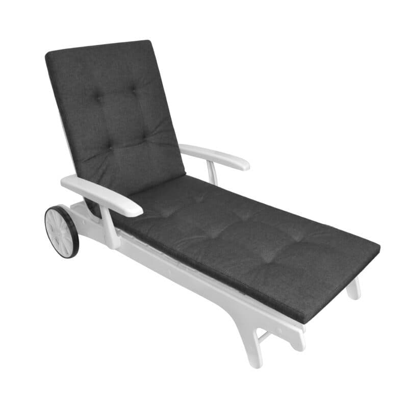 KETTtex Auflage für Gartenliege, 200x60x5 cm, anthrazit