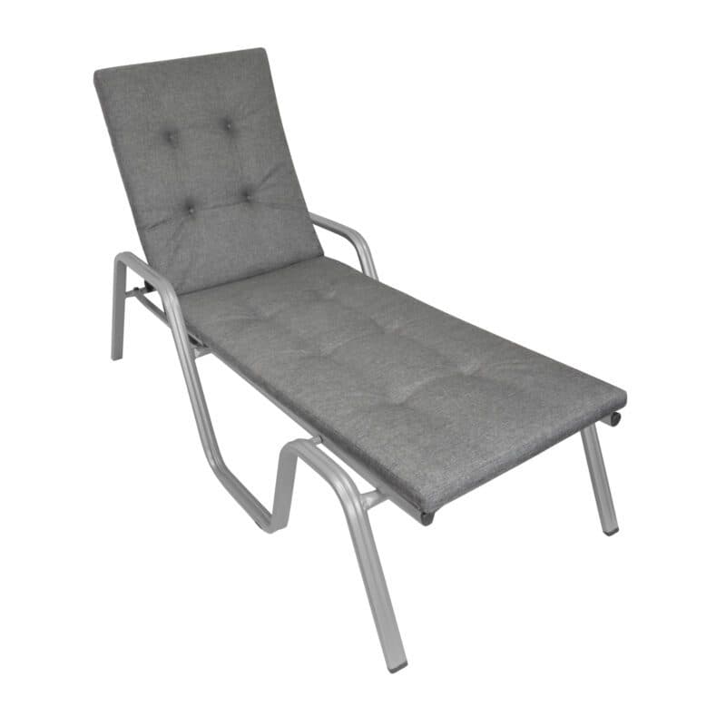 KETTtex Auflage für Gartenliege, 200x60x5 cm, grau