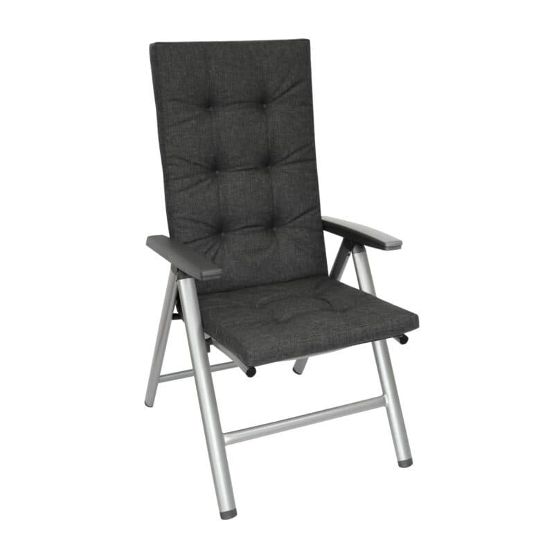 KETTtex Auflage für Hochlehner/Klappsessel, 123x50x5 cm, anthrazit