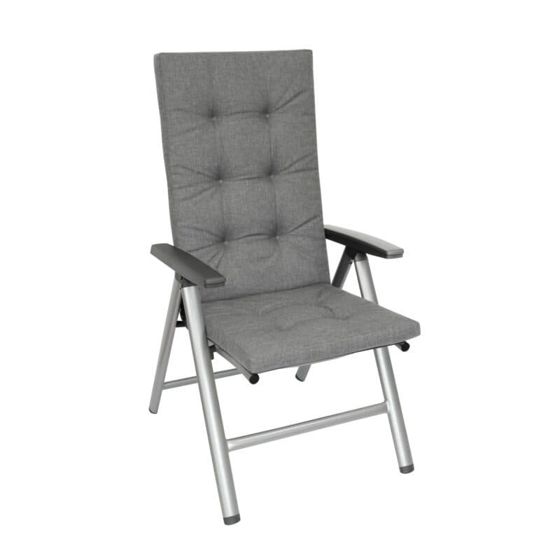 KETTtex Auflage für Hochlehner/Klappsessel, 123x50x5 cm, grau