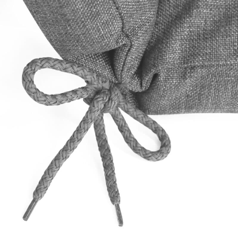 KETTtex Auflage mit Rundheftung und Stärke 5 cm, aus Polypropylen, grau