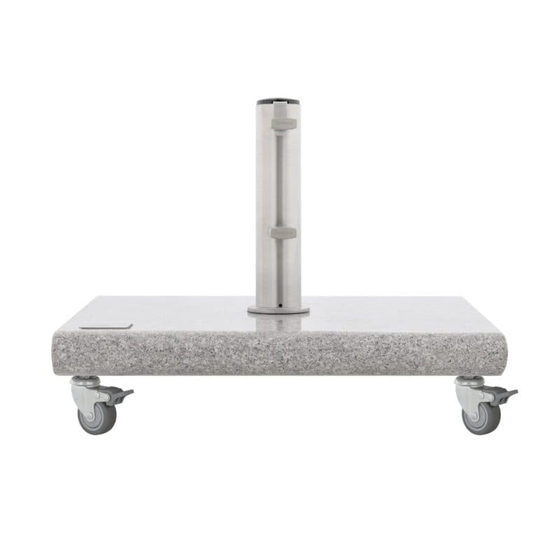 Knirps Granitsockel mit Rollen und Standrohr, 40 kg oder 50 kg