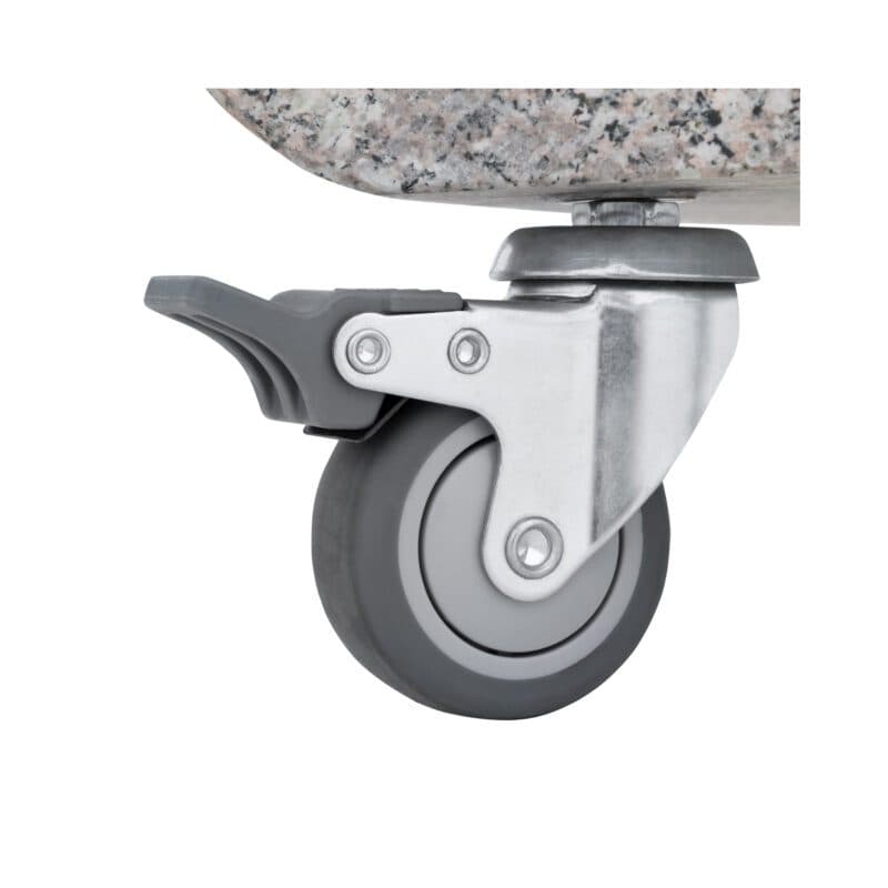 Knirps Granitsockel mit Rollen und Standrohr, 40 kg oder 50 kg