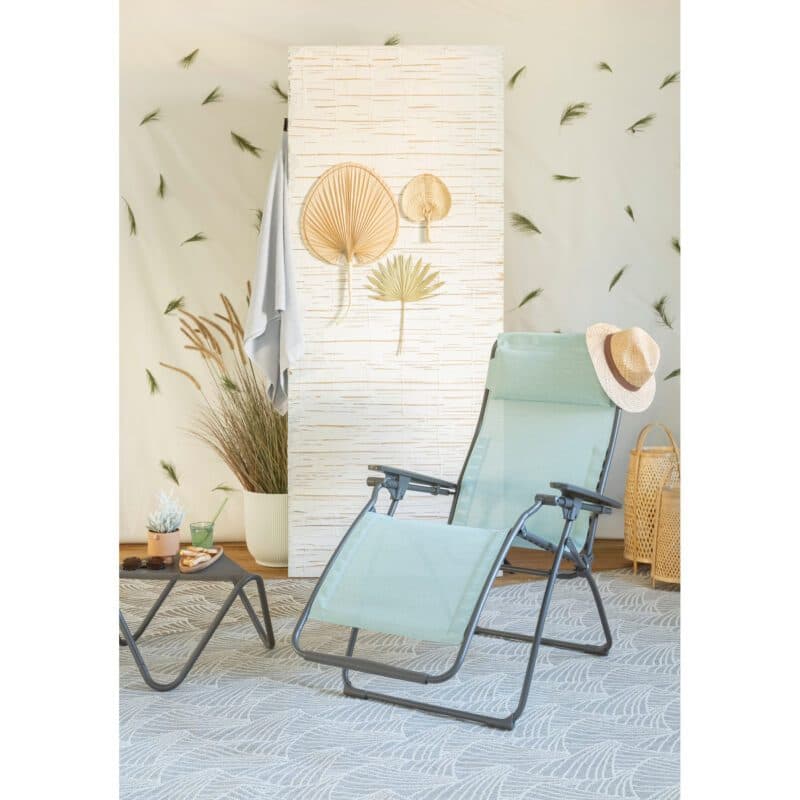 Lafuma "Futura" Relaxsessel, Gestell Stahl titane, Sitzfläche Batyline® Duo mistral © LAFUMA MOBILIER - Pierrick Verny