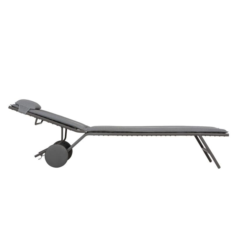 Lafuma Sonnenliege "Miami II BeComfort®", Gestell Stahl titane, Liegefläche BeComfort® silver