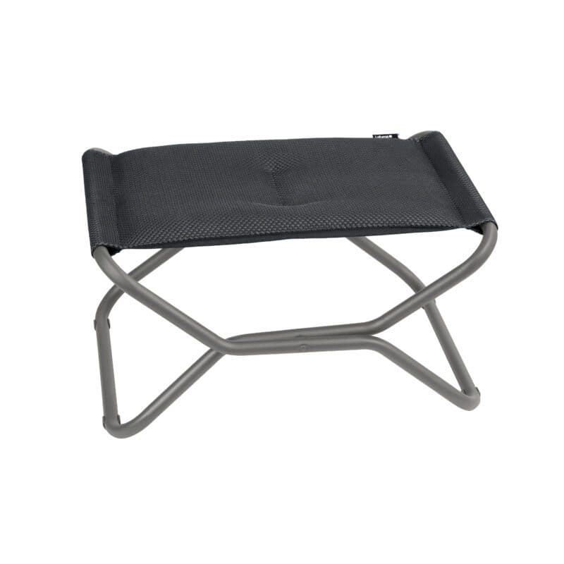 Lafuma "Next" Hocker, Gestell Stahl titane, Sitzfläche BeComfort® dark grey