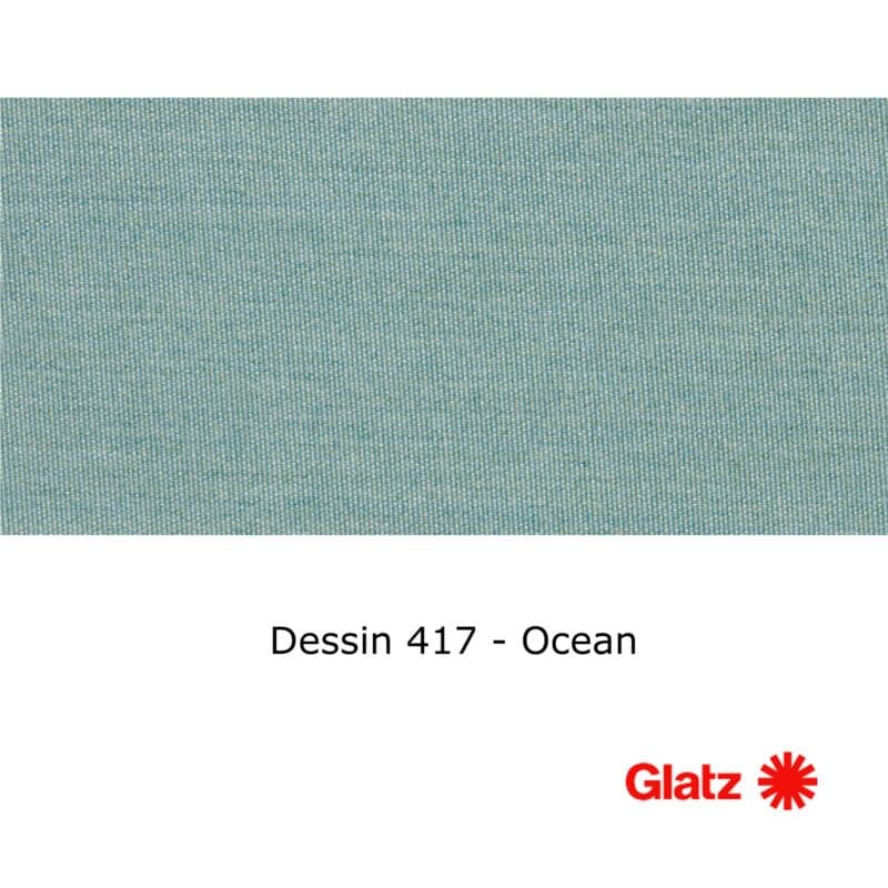 GLATZ Stoffmuster Dessin 417 Ocean