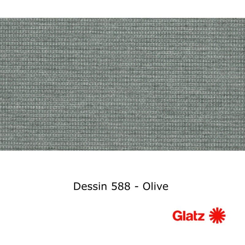 GLATZ Stoffmuster Dessin 588 Olive