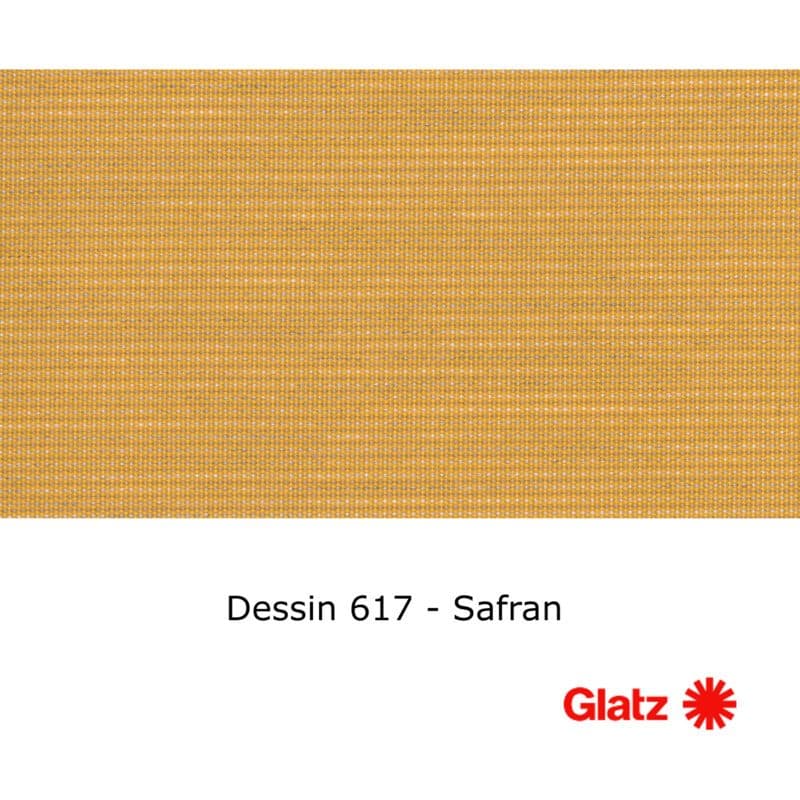 GLATZ Stoffmuster Dessin 617 Safran